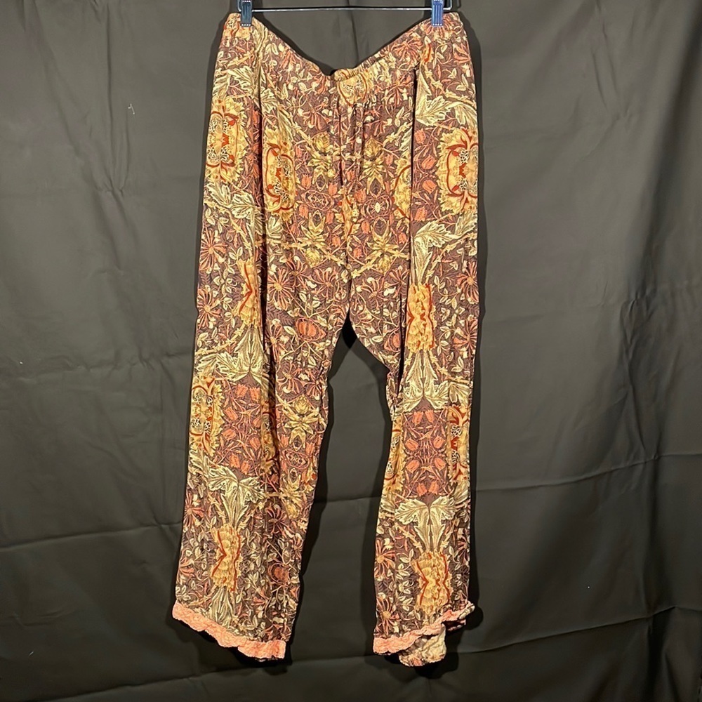 Exclusively For Signals Floral Boho Silky Lounge Pants